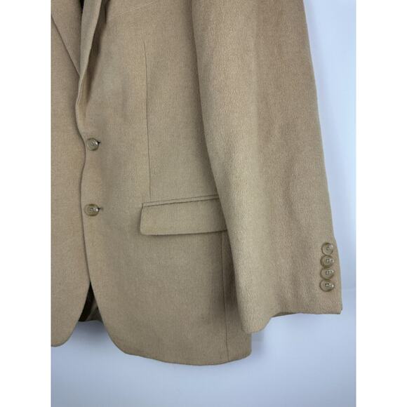 Lauren Ralph Lauren Camel Hair Sport Coat Blazer Jacket Tan Men's 40R 40 Regular - Picture 6 of 15
